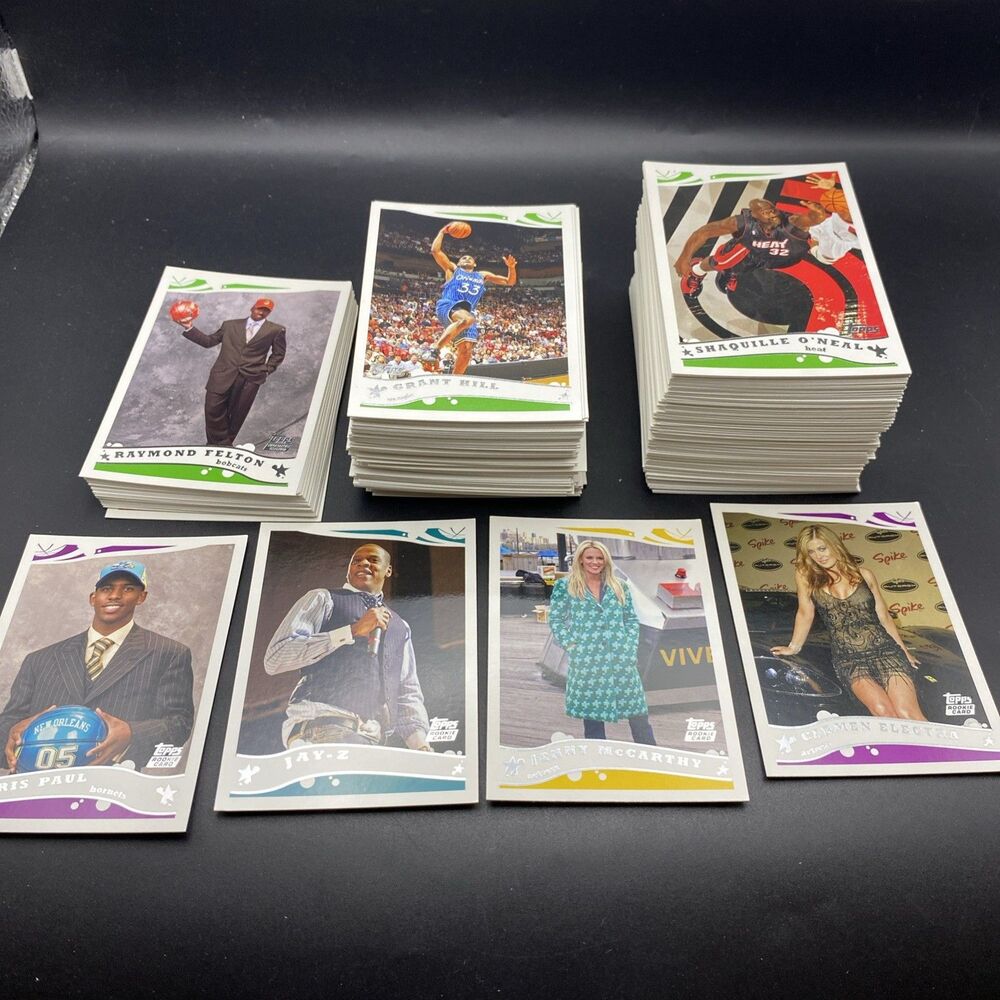 2005-06 Topps Basketball Near Complete Set No Kobe Or Lebron